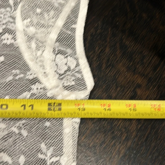 White Fox Word of Warning Lace Top - Picture 4 of 5